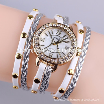 Neueste Armbanduhr mit echtem Leder / Dame Armbanduhren für Frauen BWL029